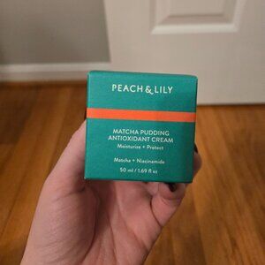 Brand new in box and unopened Peach and Lily Matcha Pudding Antioxidant Cream